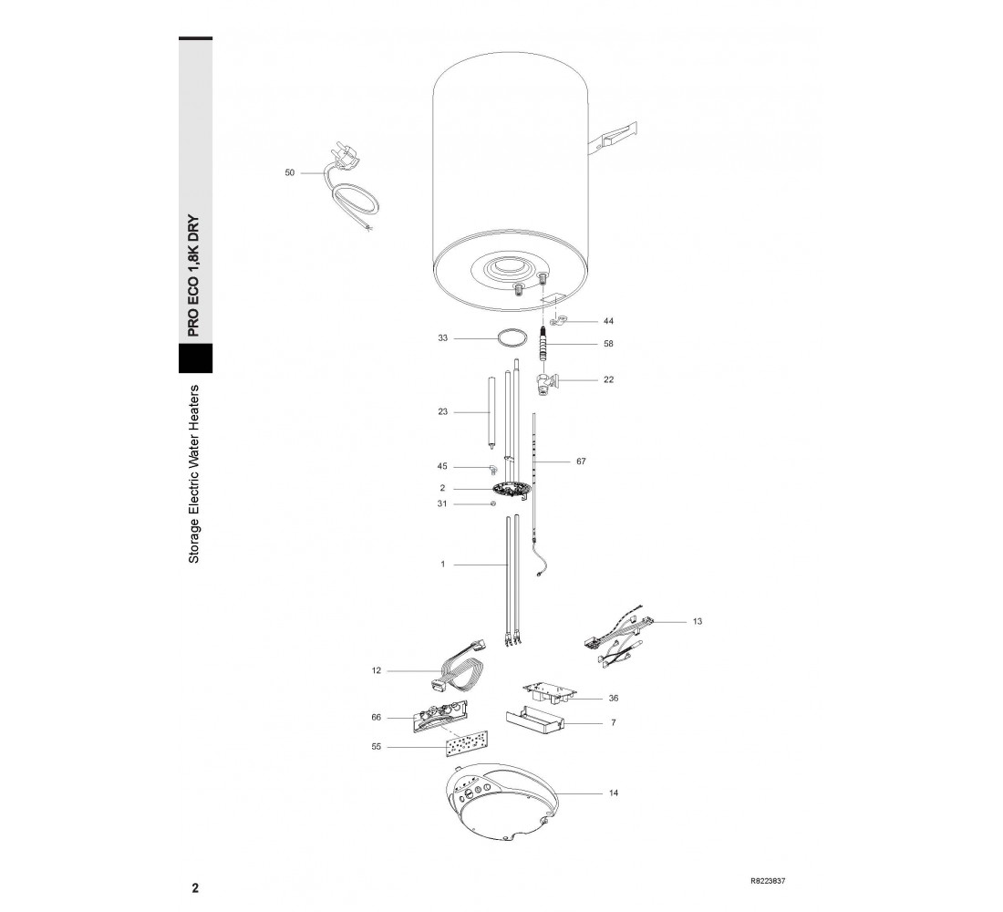 ARISTON PRO ECO 1,8K DRY